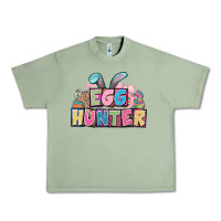 Oil Green Egg hunter plate letters Easter Day Urban Heavy Tee - HowdyJamesFarm