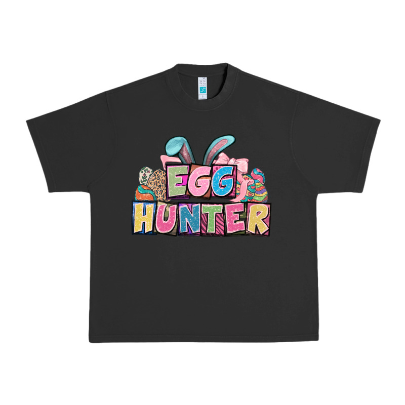 Egg Hunter Plate Letters Easter Day Urban Heavy Tee by HowdyJamesFarm | Teevron