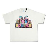 Pistachio Egg hunter plate letters Easter Day Urban Heavy Tee - HowdyJamesFarm