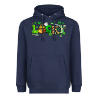 Navy lucky nurse Heavyweight Hoodie - Artiststas