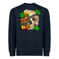 Navy skull crawfish season Heavyweight Sweatshirt - FaDigitalArtStudio