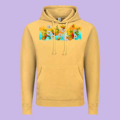 Butterflies Summer Vintage Hoodie Designed By Tumblerdesignbyshophia