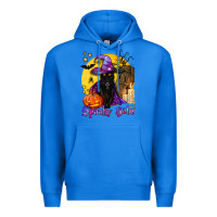 True Royal spooky babe black witch cat Premium Hoodie - BundleAndBundleShop