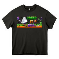 Asphalt creep it real libbey glass Heavy Core Tee - BundleAndBundleShop