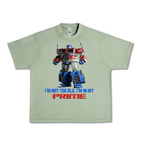 Oil Green optimus prime 2 Urban Heavy Tee - lanVoArt