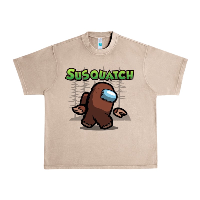 Susquatch Gift Nature Urban Heavy Tee by lanVoArt | Teevron