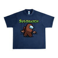 Navy susquatch gift nature Urban Heavy Tee - lanVoArt