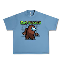 Pebble Blue susquatch gift nature Urban Heavy Tee - lanVoArt