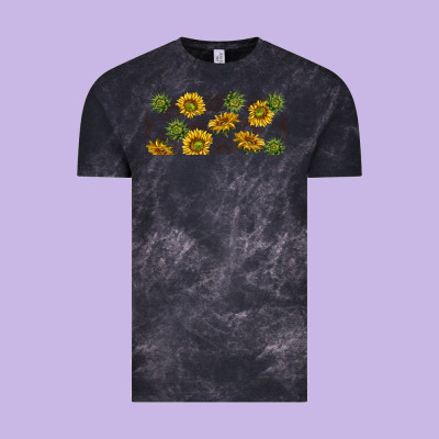 Summer With Sunflowers Vintage Tee Designed By Tumblerdesignbyshophia