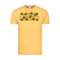 Vintage Mustard summer with sunflowers Vintage Tee - TumblerDesignByShophia