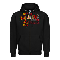 Black Jesus is My Valentine Cross Zipper Hoodie - CowhideDigitalArt