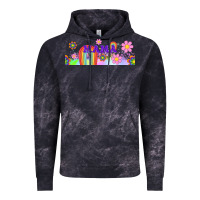 Cloud Black boho retro floral mama Vintage Hoodie - TumblerDesignByShophia