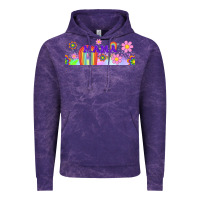 Cloud Purple boho retro floral mama Vintage Hoodie - TumblerDesignByShophia
