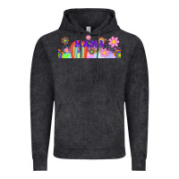 Vintage Black boho retro floral mama Vintage Hoodie - TumblerDesignByShophia