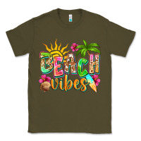 Army Green Beach vibes Classic Tee - NancyCooperArtShop