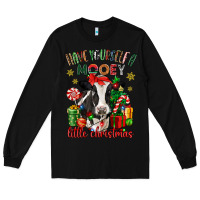 Black have yourself a little christmas cow Long Sleeve Tee - CowGirlArtShop
