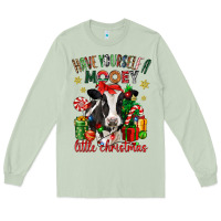 Matcha have yourself a little christmas cow Long Sleeve Tee - CowGirlArtShop
