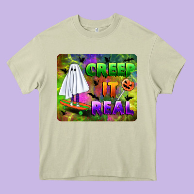 Creep It Real Mousepad Heavy Core Tee Designed By Bundleandbundleshop