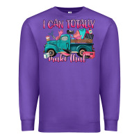 Purple i can totally make that Premium Sweatshirt - Artiststas