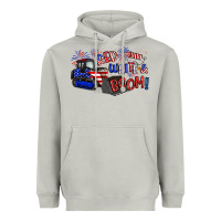 Moon Dust red white and boom Heavyweight Hoodie - Artiststas