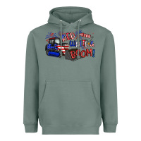 Sage red white and boom Heavyweight Hoodie - Artiststas