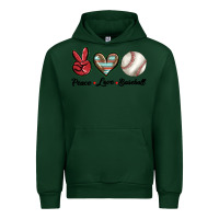 Forest Green peace love west Urban Hoodie - BarkalooDesign