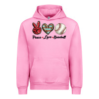 Fuchsia Pink peace love west Urban Hoodie - BarkalooDesign