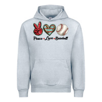 Heather Grey peace love west Urban Hoodie - BarkalooDesign