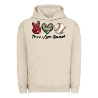 Pigment French Oak peace love west Urban Hoodie - BarkalooDesign