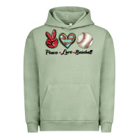 Pigment Oil Green peace love west Urban Hoodie - BarkalooDesign