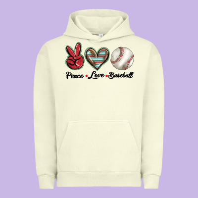 Peace Love West Urban Hoodie Designed By Barkaloodesign