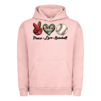 Pigment Salmon peace love west Urban Hoodie - BarkalooDesign