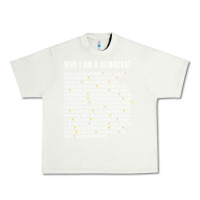 Pistachio Why I am a Democrat cool political outfit for democrats Long Sleeve Urban Heavy Tee - lanVoArt