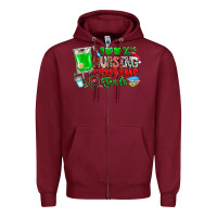 Burgundy 100 Nursing Student Tears Zipper Hoodie - CowhideDigitalArt
