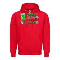 Red 100 Nursing Student Tears Zipper Hoodie - CowhideDigitalArt