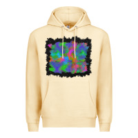 Pina Colada halloween neon leopard background Premium Hoodie - BundleAndBundleShop