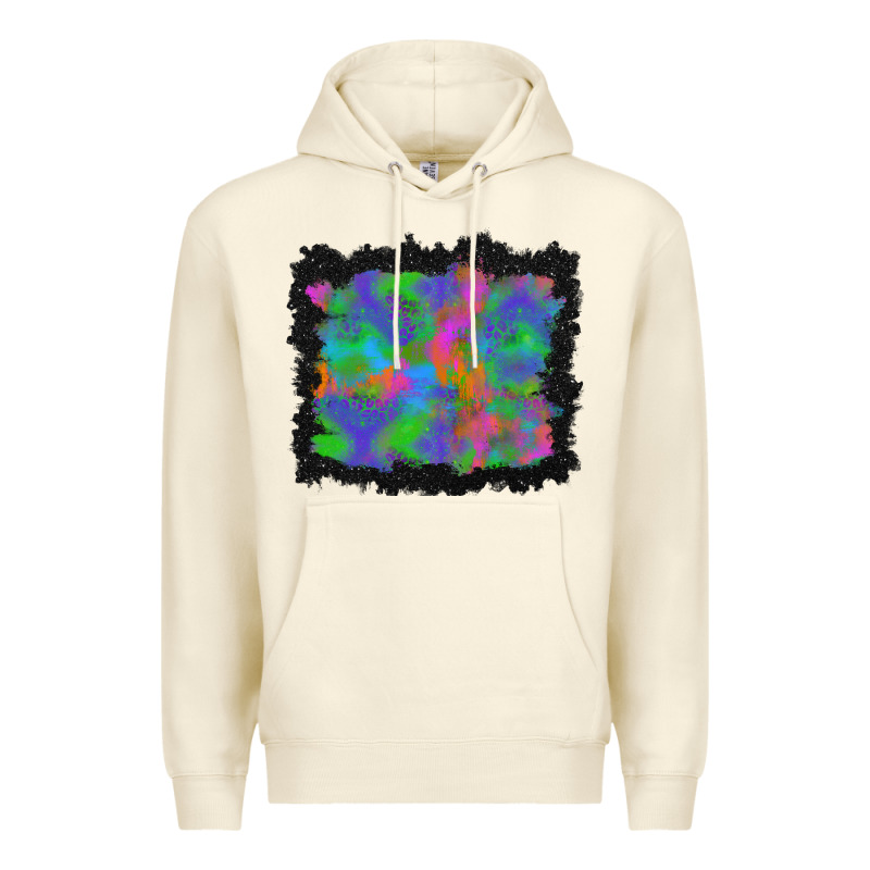 Halloween Neon Leopard Background Premium Hoodie by BundleAndBundleShop | Teevron