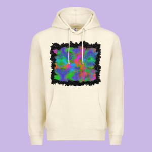 Halloween Neon Leopard Background Premium Hoodie Designed By Bundleandbundleshop