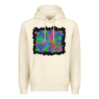 Sandshell halloween neon leopard background Premium Hoodie - BundleAndBundleShop