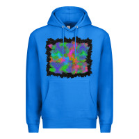 True Royal halloween neon leopard background Premium Hoodie - BundleAndBundleShop