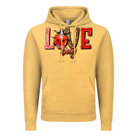 Vintage Mustard Love bug Vintage Hoodie - HowdyJamesFarm