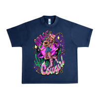 Navy Space cowgirl Urban Heavy Tee - HowdyJamesFarm