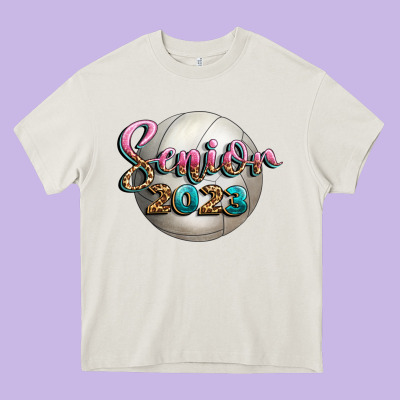 Volleyball Senior 2023 Heavy Core Tee Designed By Bundleandbundleshop