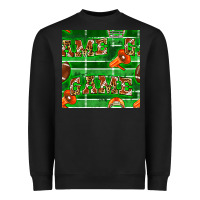 Black american football megaphone and game seamless pattern Heavyweight Sweatshirt - BundleAndBundleShop