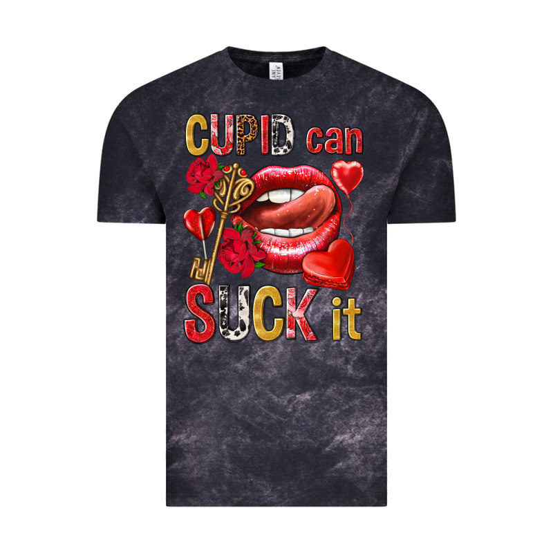 Cupid Can Suck It Valentine's Day Vintage Tee by HowdyJamesFarm | Teevron
