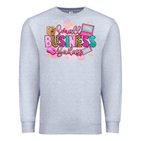 Heather Grey small business badass Premium Sweatshirt - Artiststas