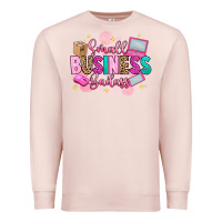 Pale Pink small business badass Premium Sweatshirt - Artiststas