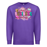 Purple small business badass Premium Sweatshirt - Artiststas