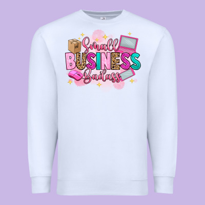 Small Business Badass Premium Sweatshirt Designed By Artiststas
