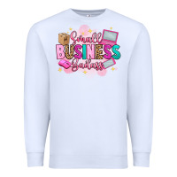 White small business badass Premium Sweatshirt - Artiststas